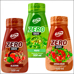 6Pak Nutrition Sauce Zero ( Pesto oder Algerine oder Andalusian ) 500ml