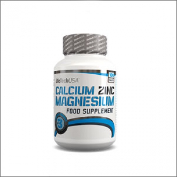 BiotechUSA Calcium Zinc Magnesium 100 Tabletten