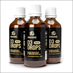 Grassberg Vitamin D3 400ui Drops 50ml