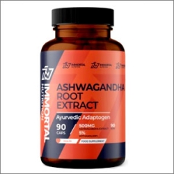 Immortal Nutrition Ashwagandha Root Extract 90 Kapseln
