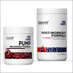 OstroVit PUMP Pre-Workout Formula 300g + OstroVit Post-Workout Formula 500g