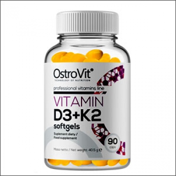 Ostrovit Vitamin D3+K2 Softgels 90 Softgels