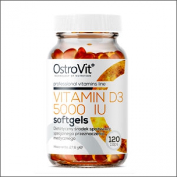 Ostrovit Vitamin D3 5000IU softgels 120 softgels