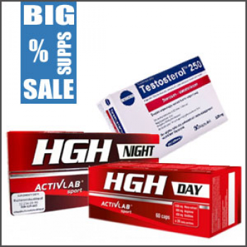 Activlab Night HGH 60 Kapsel + Activlab HGH Day 60 Kapsel + Megabol Testosterol250 30 Kapsel