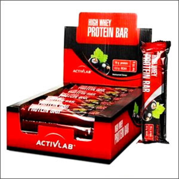 Activlab High Whey Protein Bar 24x80g