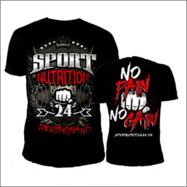 Bodybuilding T-shirt No Pain No Gain