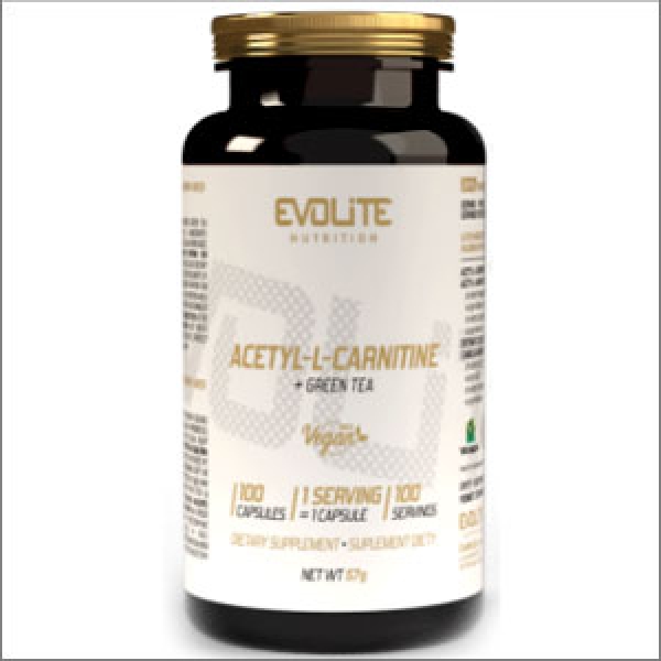 Evolite Nutrition Acetyl-L-Carnitine + Green Tea 100 Kapseln