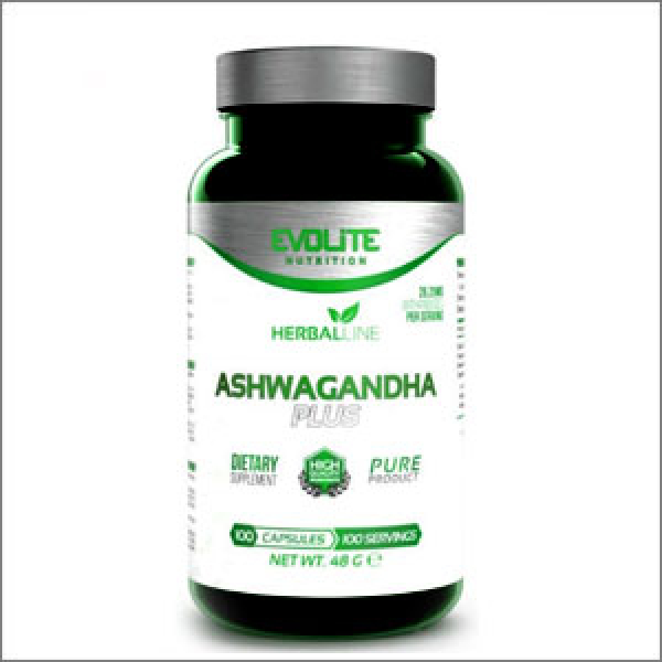 Evolite Nutrition Ashwagandha Plus 100 Kapseln