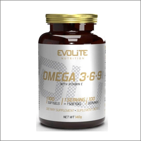 Evolite Nutrition Omega 3-6-9 100 Softgels