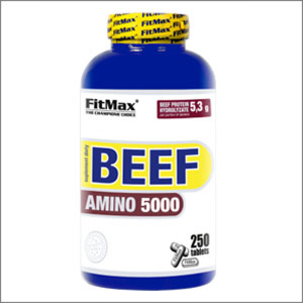 FitMax Beef Amino 5000 - 250 Tabletten