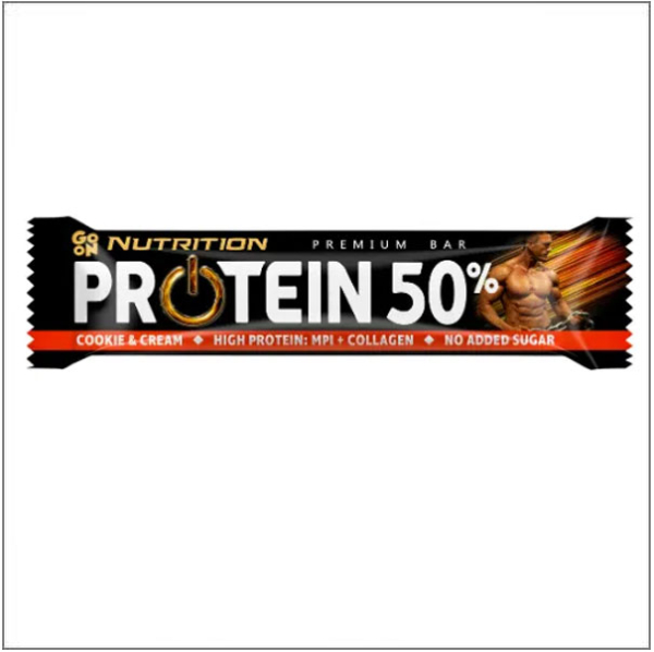 Go On Nutrition Proteinriegel 50% Cookies & Cream 40g