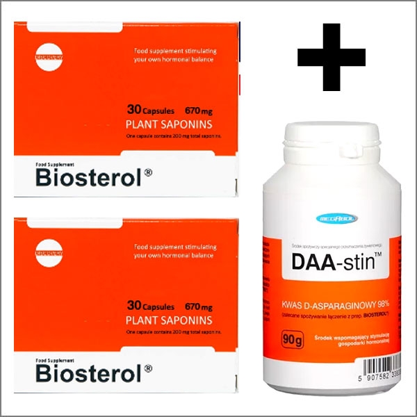 Megabol Biosterol® 36 Kapseln + Megabol DAA-Stin 90g