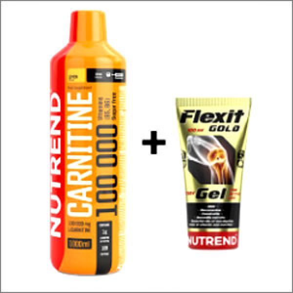 Nutrend Carnitine 100 000 - 1000ml + Gratis Nutrend Flexit Gold 100ml