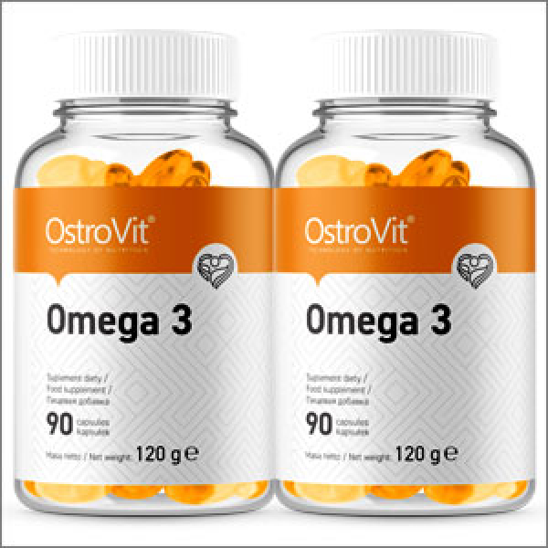 OstroVit Omega 3 - 2 x 90 Softgels