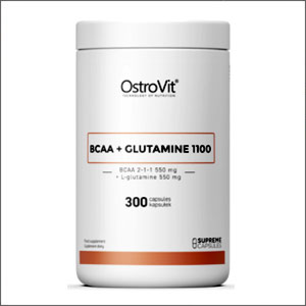 OstroVit Supreme Capsules BCAA + Glutamine 1100 - 300 Kapseln