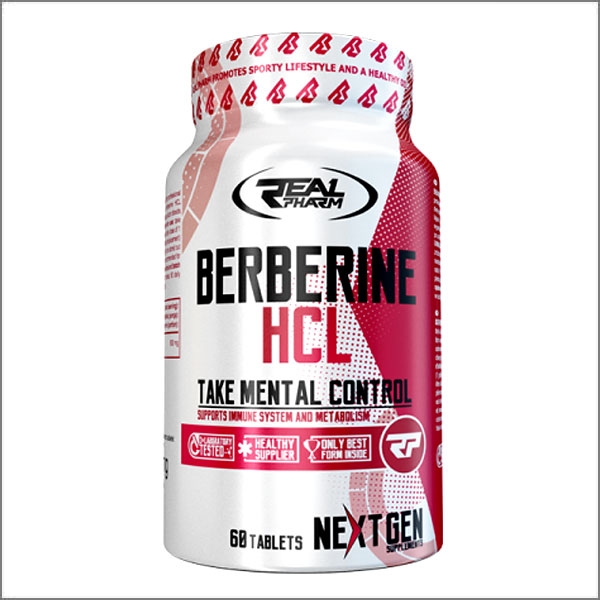 Real Pharm Berberine Hcl 60 Tabletten