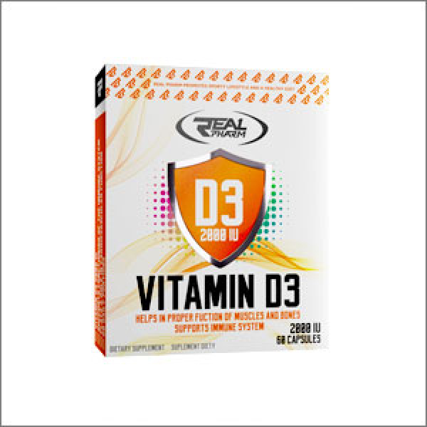 Real Pharm Vitamin D3 60 Kapseln