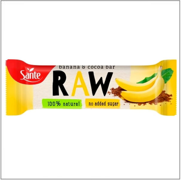 Sante Raw Banana & Cocoa Bar 36 x 35g