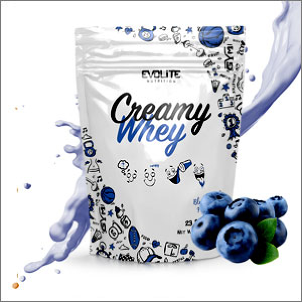 Evolite Nutrition Creamy Whey 700g Blueberry