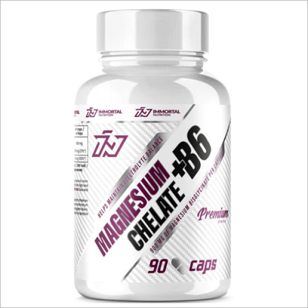 Immortal Nutrition Magnesium Chelate + B6  90 Kapseln