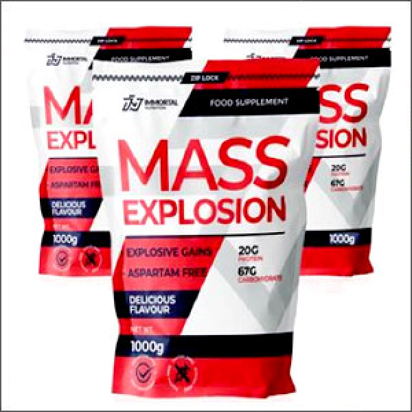 Immortal Nutrition Mass Explosion 3 x 1000g