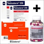 Megabol Testosterol250 - 2 x 30 Kapseln + Megabol Biosterol® 2 x 36 Kapseln + Megabol Creatine Alkaline1500 - 1 x 120 Kapseln